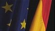 The EU and German flags
